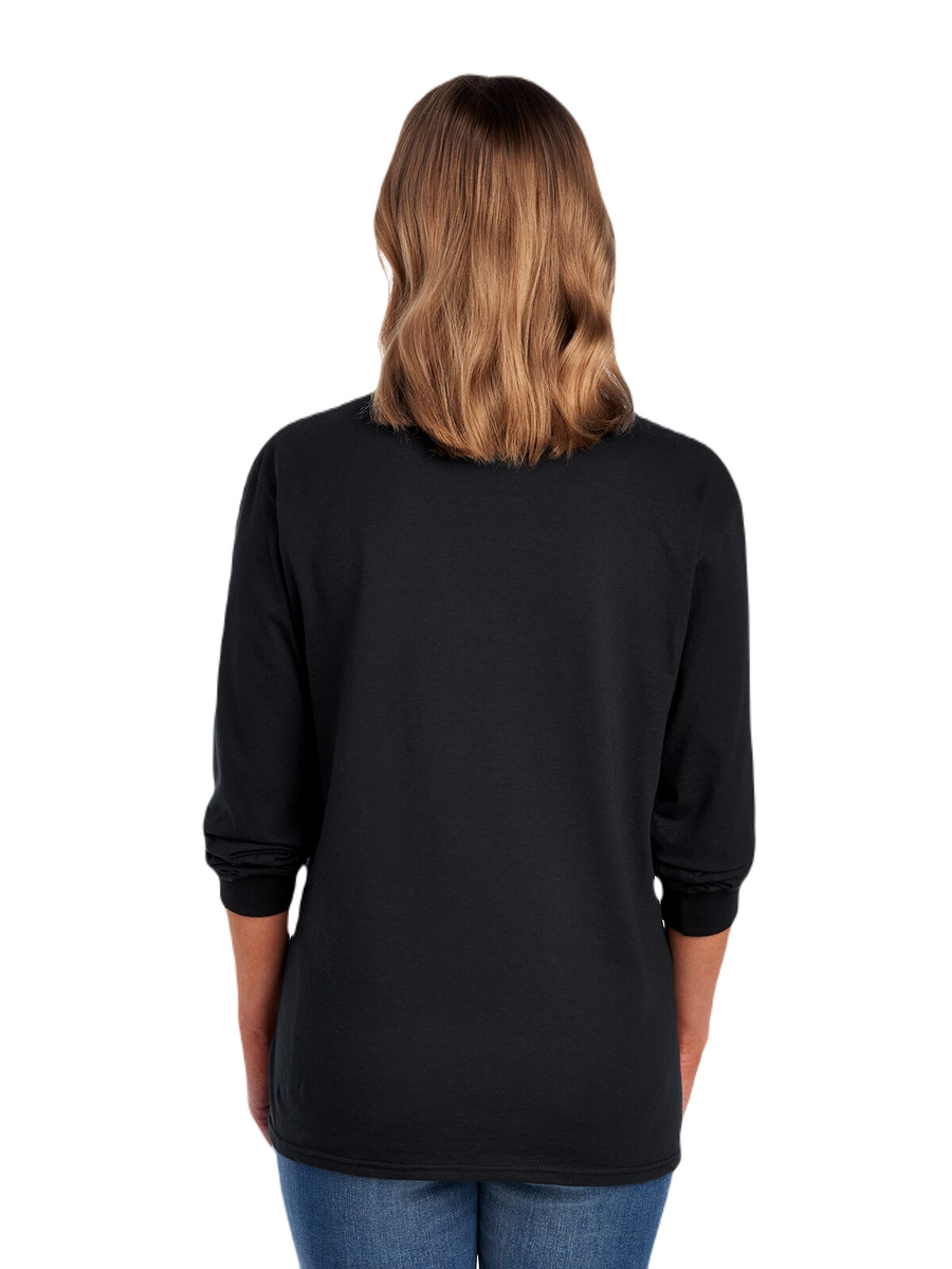Unisex HD Cotton™ Long-Sleeve T-Shirt - Black