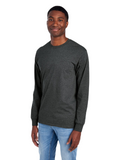 Unisex HD Cotton™ Long-Sleeve T-Shirt - Black Heather