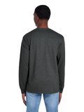 Unisex HD Cotton™ Long-Sleeve T-Shirt - Black Heather