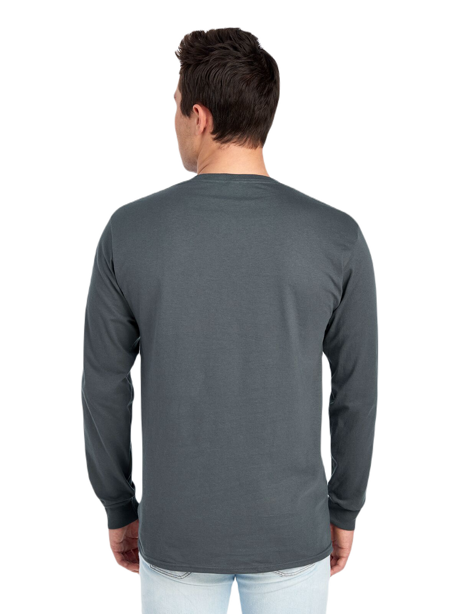 Unisex HD Cotton™ Long-Sleeve T-Shirt - Charcoal Gray