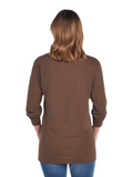 Unisex HD Cotton™ Long-Sleeve T-Shirt - Chocolate