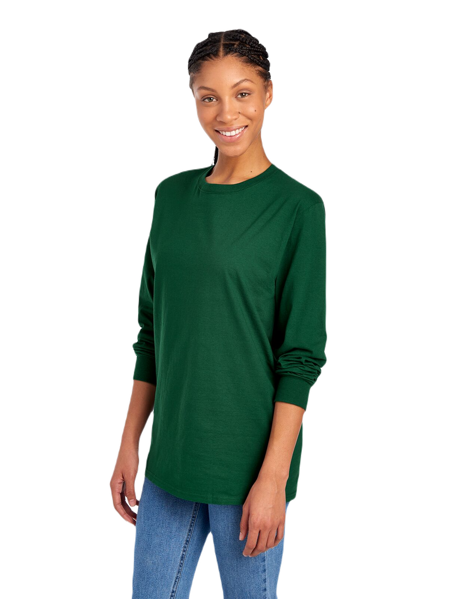 Unisex HD Cotton™ Long-Sleeve T-Shirt - Forest Green