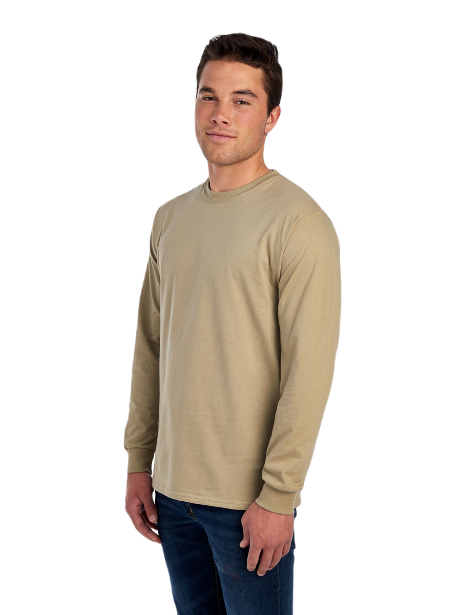 Unisex HD Cotton™ Long-Sleeve T-Shirt - Khaki