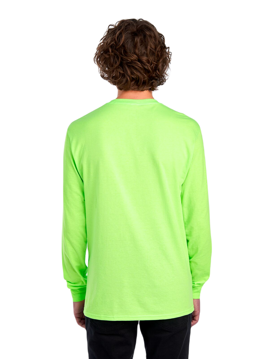 Unisex HD Cotton™ Long-Sleeve T-Shirt - Neon Green