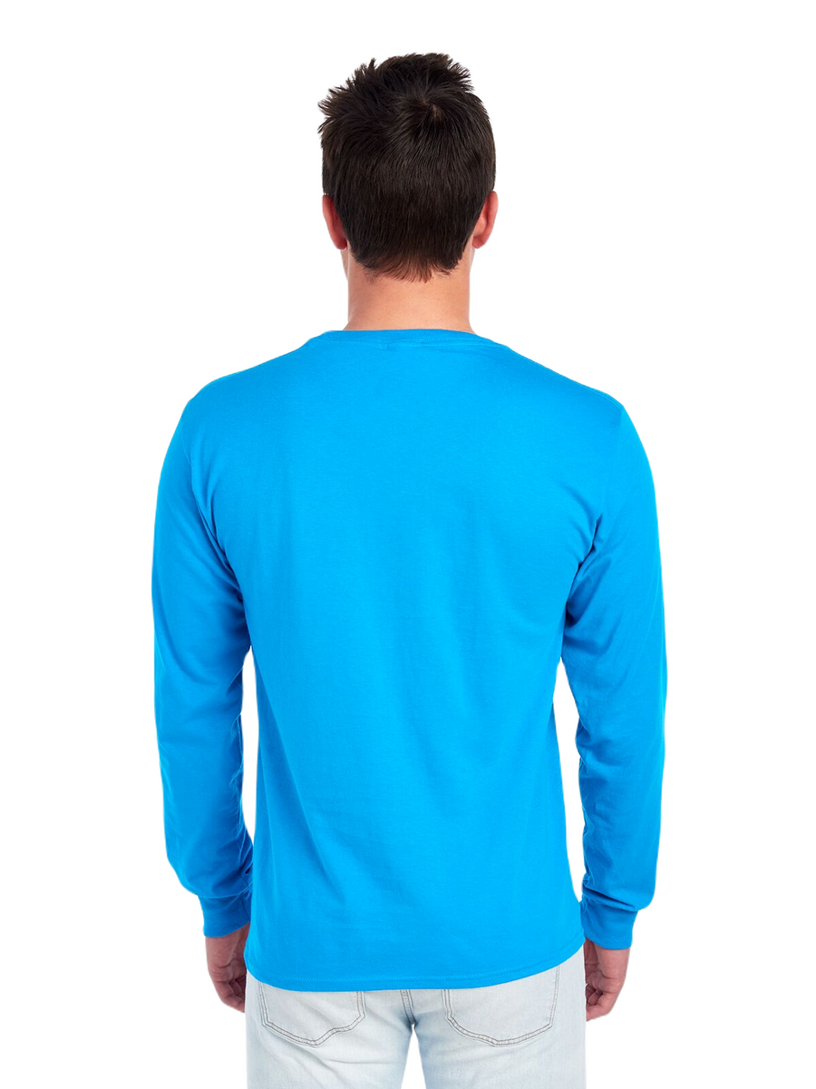 Unisex HD Cotton™ Long-Sleeve T-Shirt - Pacific Blue