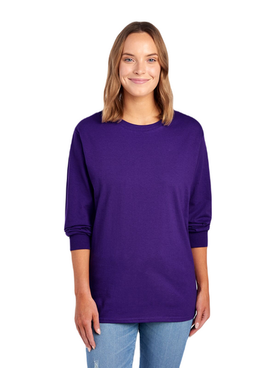 Unisex HD Cotton™ Long-Sleeve T-Shirt - Purple