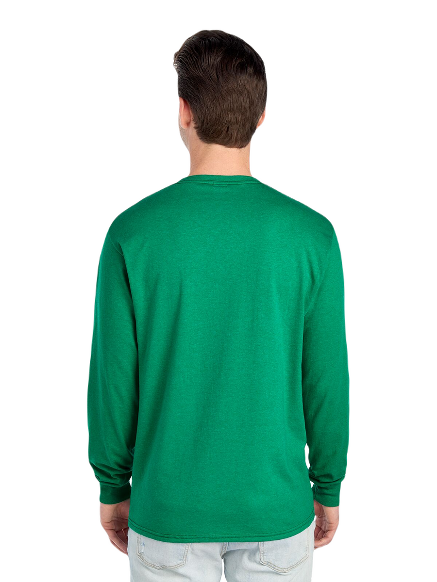Unisex HD Cotton™ Long-Sleeve T-Shirt - Retro Heather Green