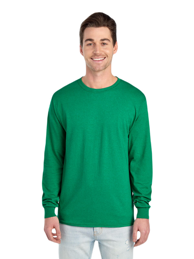 Unisex HD Cotton™ Long-Sleeve T-Shirt - Retro Heather Green