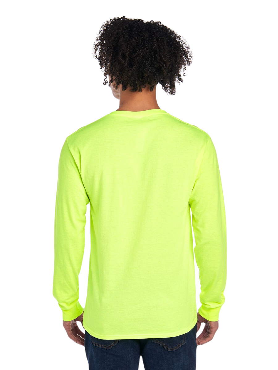 Unisex HD Cotton™ Long-Sleeve T-Shirt - Safety Green