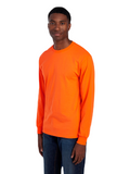 Unisex HD Cotton™ Long-Sleeve T-Shirt - Safety Orange