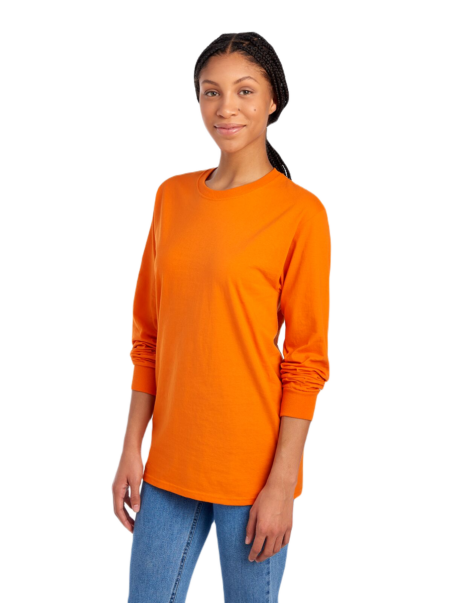 Unisex HD Cotton™ Long-Sleeve T-Shirt - Tennessee Orange