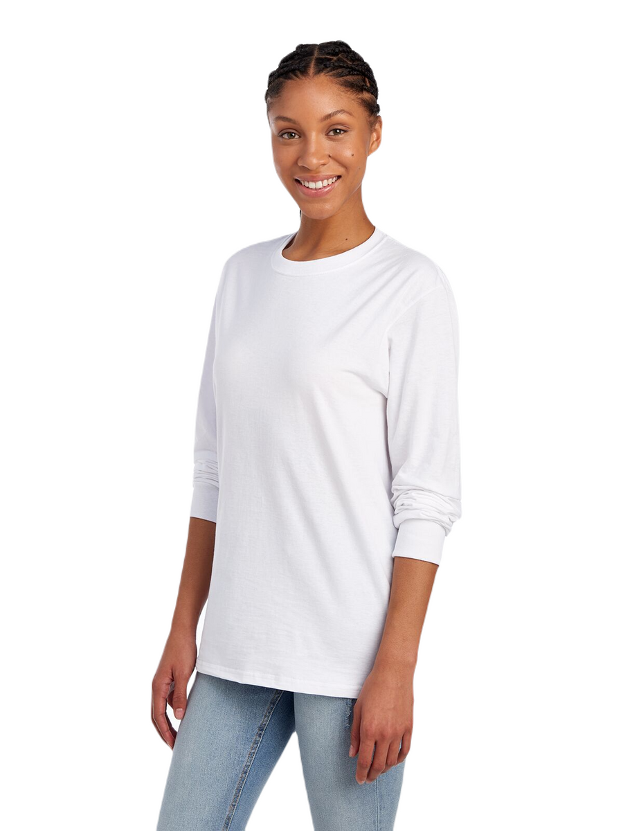 Unisex HD Cotton™ Long-Sleeve T-Shirt - White