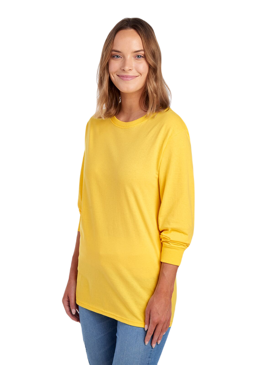 Unisex HD Cotton™ Long-Sleeve T-Shirt - Yellow
