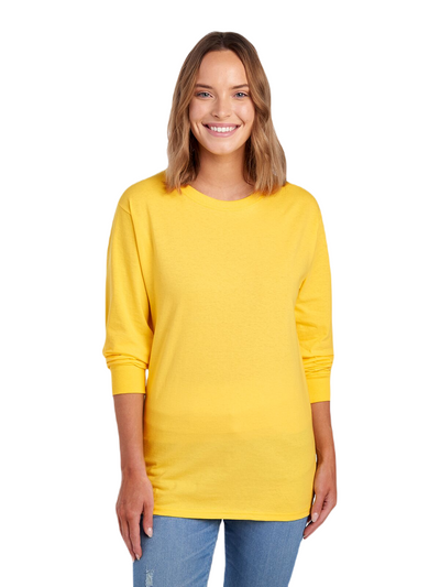 Unisex HD Cotton™ Long-Sleeve T-Shirt - Yellow