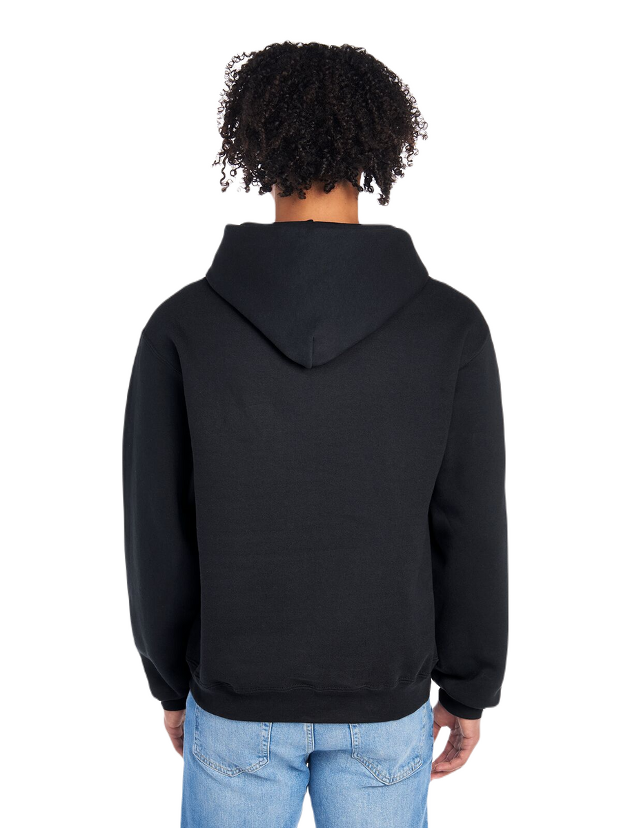 Unisex Supercotton™ Pullover Hoodie - Black