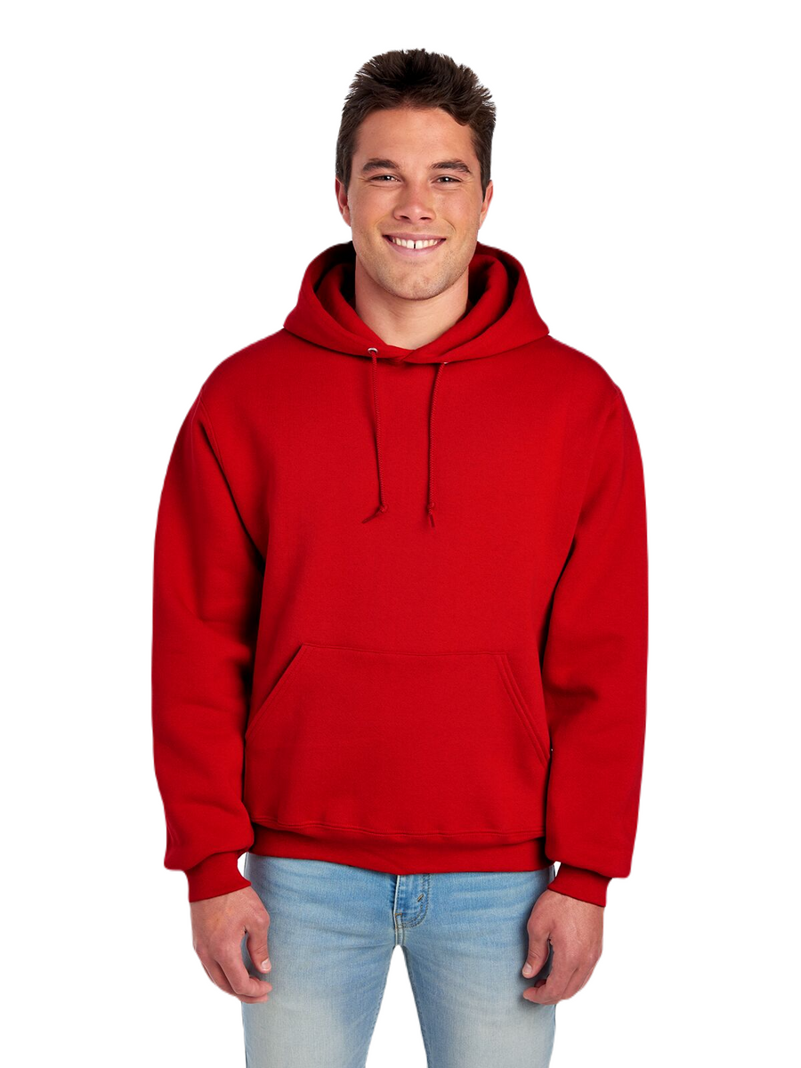 Unisex Supercotton™ Pullover Hoodie - True Red
