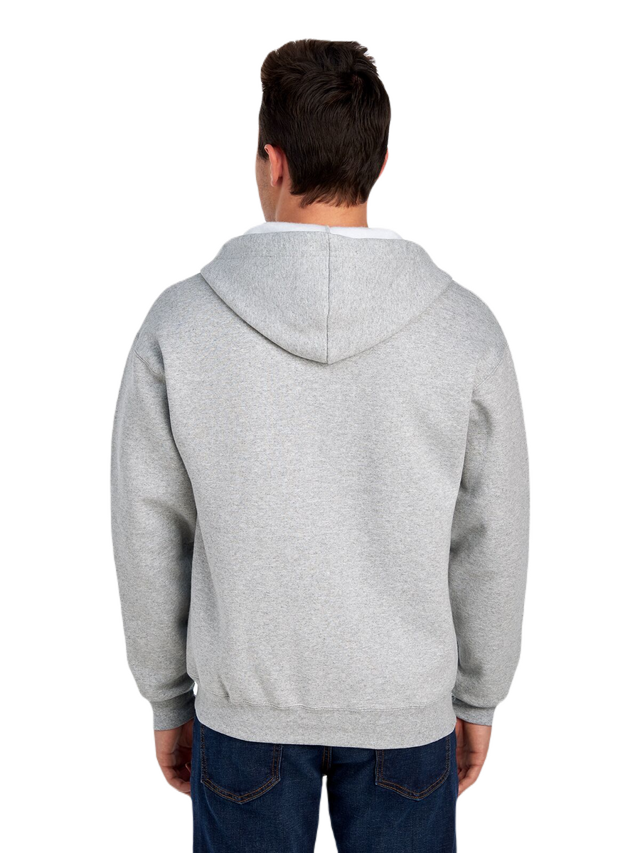 Unisex Supercotton™ Full-Zip Hoodie - Athletic Heather