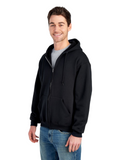 Unisex Supercotton™ Full-Zip Hoodie - Black