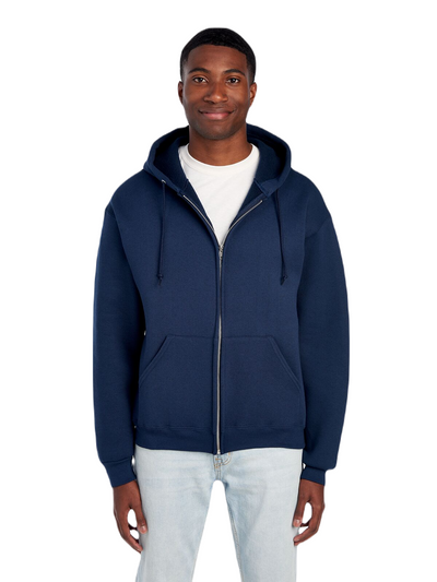 Unisex Supercotton™ Full-Zip Hoodie - J Navy