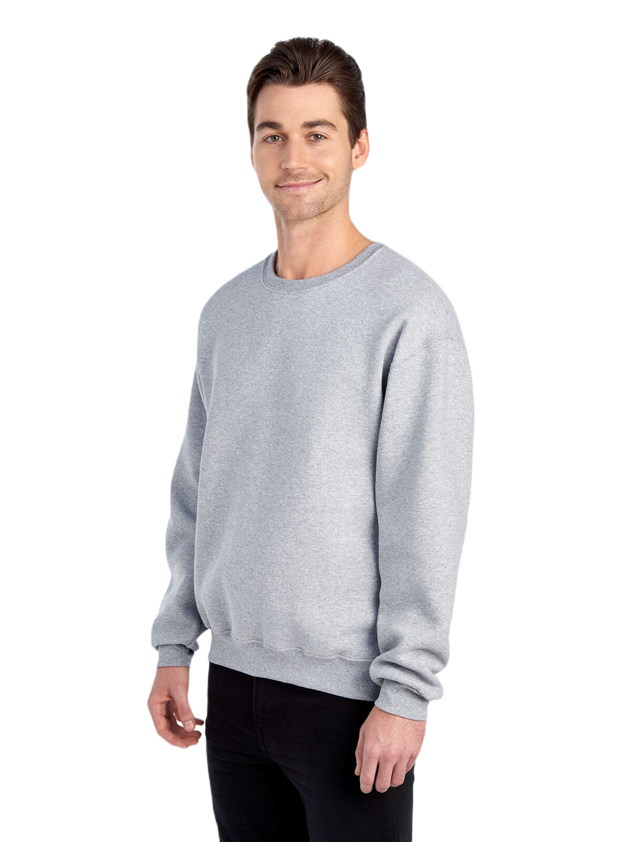Unisex Supercotton™ Fleece Crew - Athletic Heather