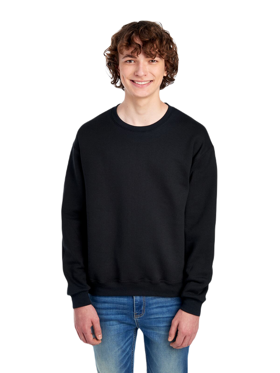 Unisex Supercotton™ Fleece Crew - Black