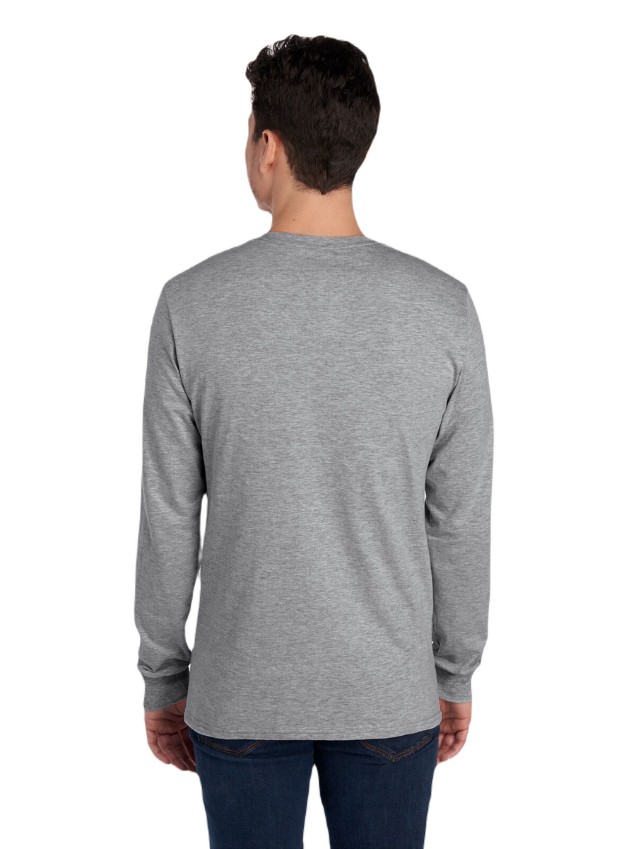 Unisex ICONIC™ Long Sleeve T-Shirt - Athletic Heather