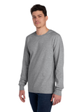 Unisex ICONIC™ Long Sleeve T-Shirt - Athletic Heather