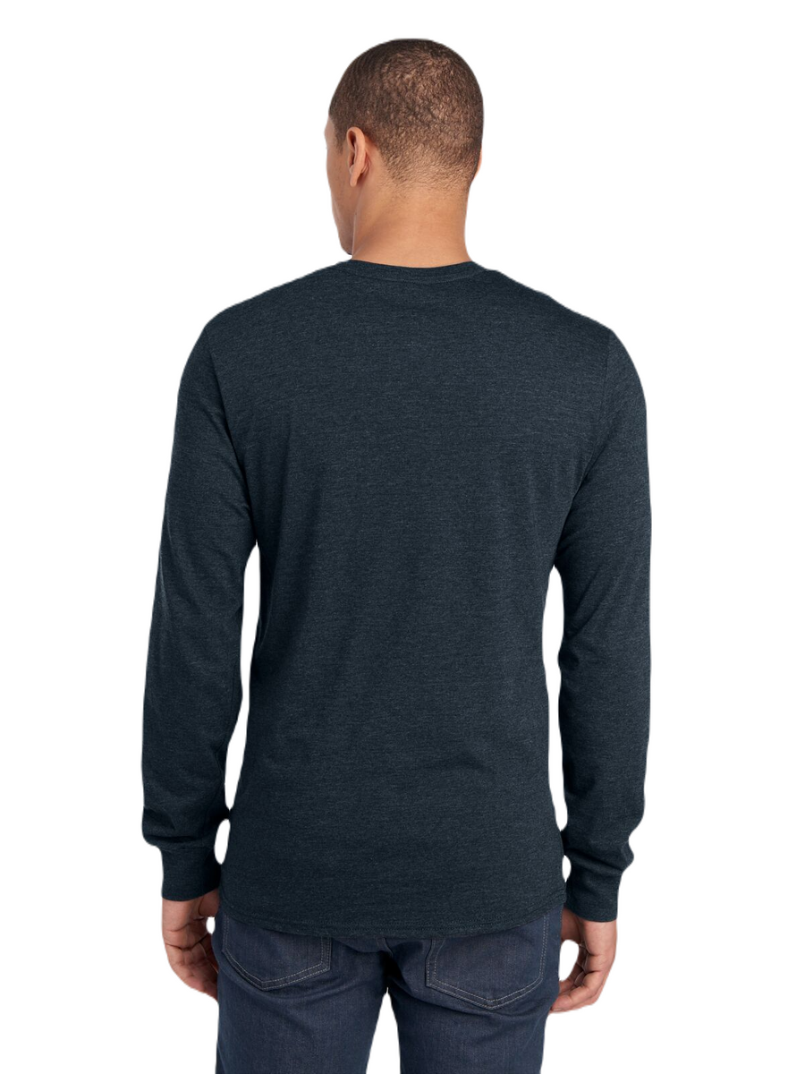 Unisex ICONIC™ Long Sleeve T-Shirt - Black Ink Heather