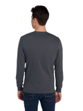 Unisex ICONIC™ Long Sleeve T-Shirt - Charcoal Gray