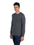Unisex ICONIC™ Long Sleeve T-Shirt - Charcoal Gray