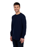 Unisex ICONIC™ Long Sleeve T-Shirt - J Navy
