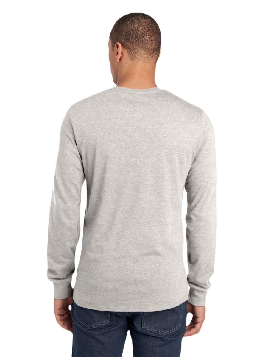 Unisex ICONIC™ Long Sleeve T-Shirt - Oatmeal Heather