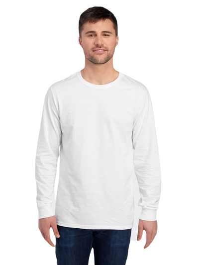 Unisex ICONIC™ Long Sleeve T-Shirt - White