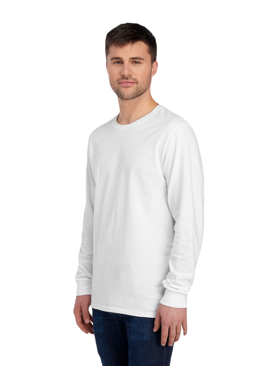 Unisex ICONIC™ Long Sleeve T-Shirt - White