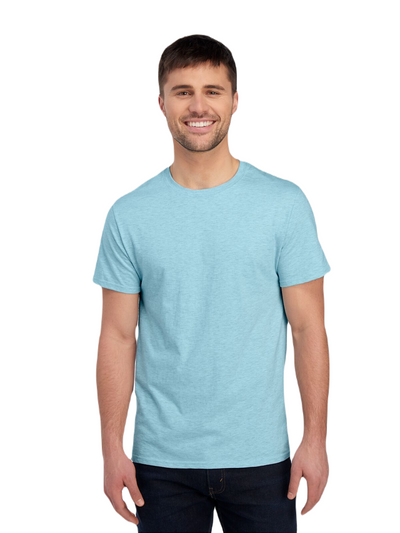Unisex ICONIC™ T-Shirt - Aqua Velvet Heather