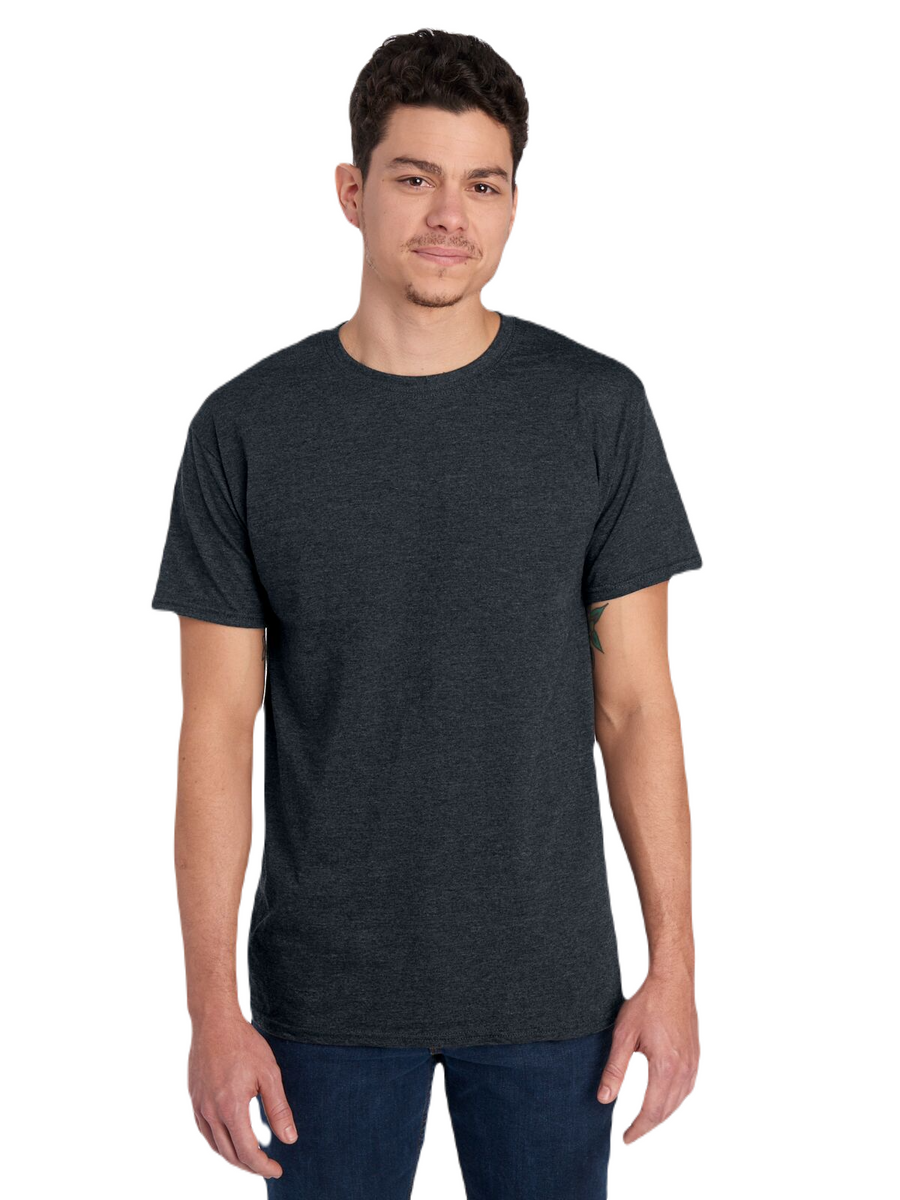 Unisex ICONIC™ T-Shirt - Black Ink Heather