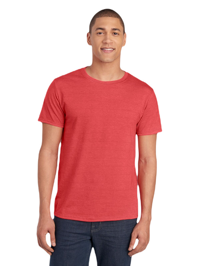 Unisex ICONIC™ T-Shirt - Fiery Red Heather