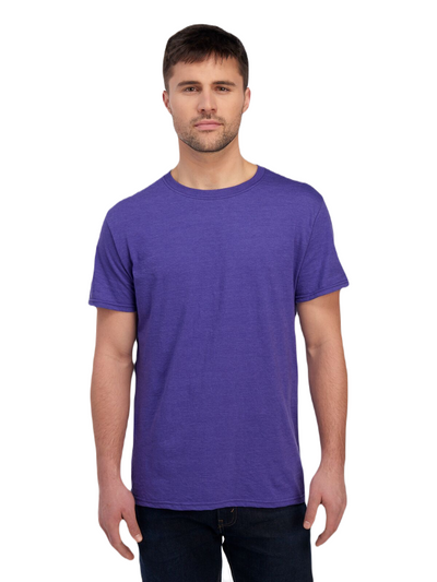 Unisex ICONIC™ T-Shirt - Retro Heather Purple