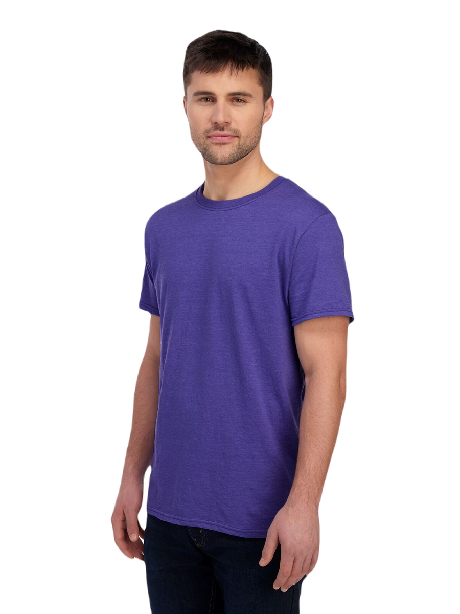 Unisex ICONIC™ T-Shirt - Retro Heather Purple