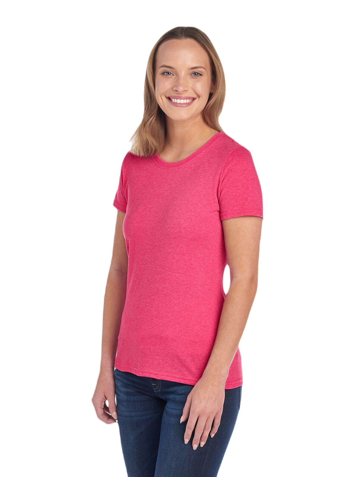Women's HD Cotton™ T-Shirt - Retro Heather Pink