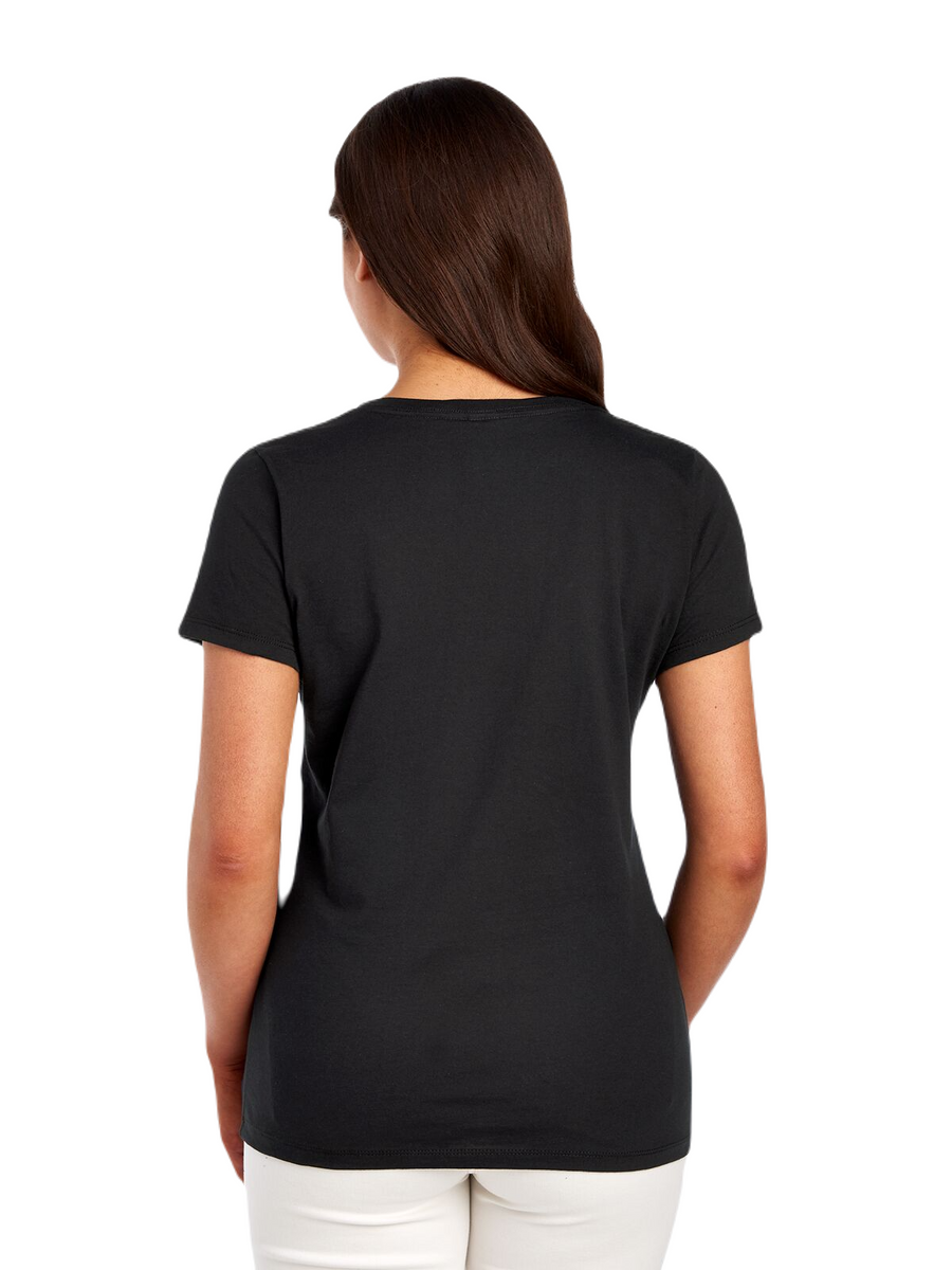 Women's HD Cotton™ V-Neck T-Shirt - Black