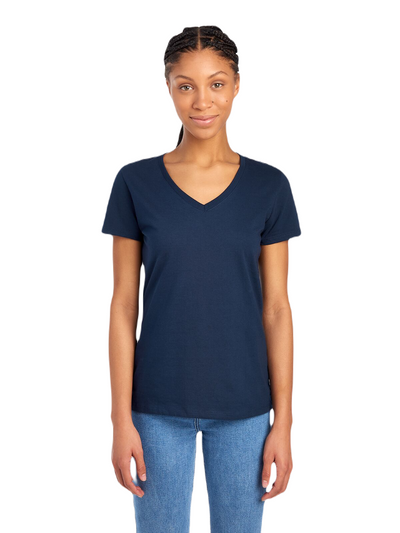 Women's HD Cotton™ V-Neck T-Shirt - J Navy