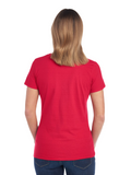 Women's HD Cotton™ V-Neck T-Shirt - True Red