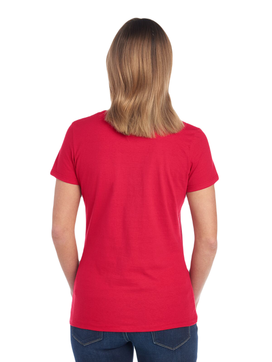 Women's HD Cotton™ V-Neck T-Shirt - True Red