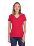 Women's HD Cotton™ V-Neck T-Shirt - True Red