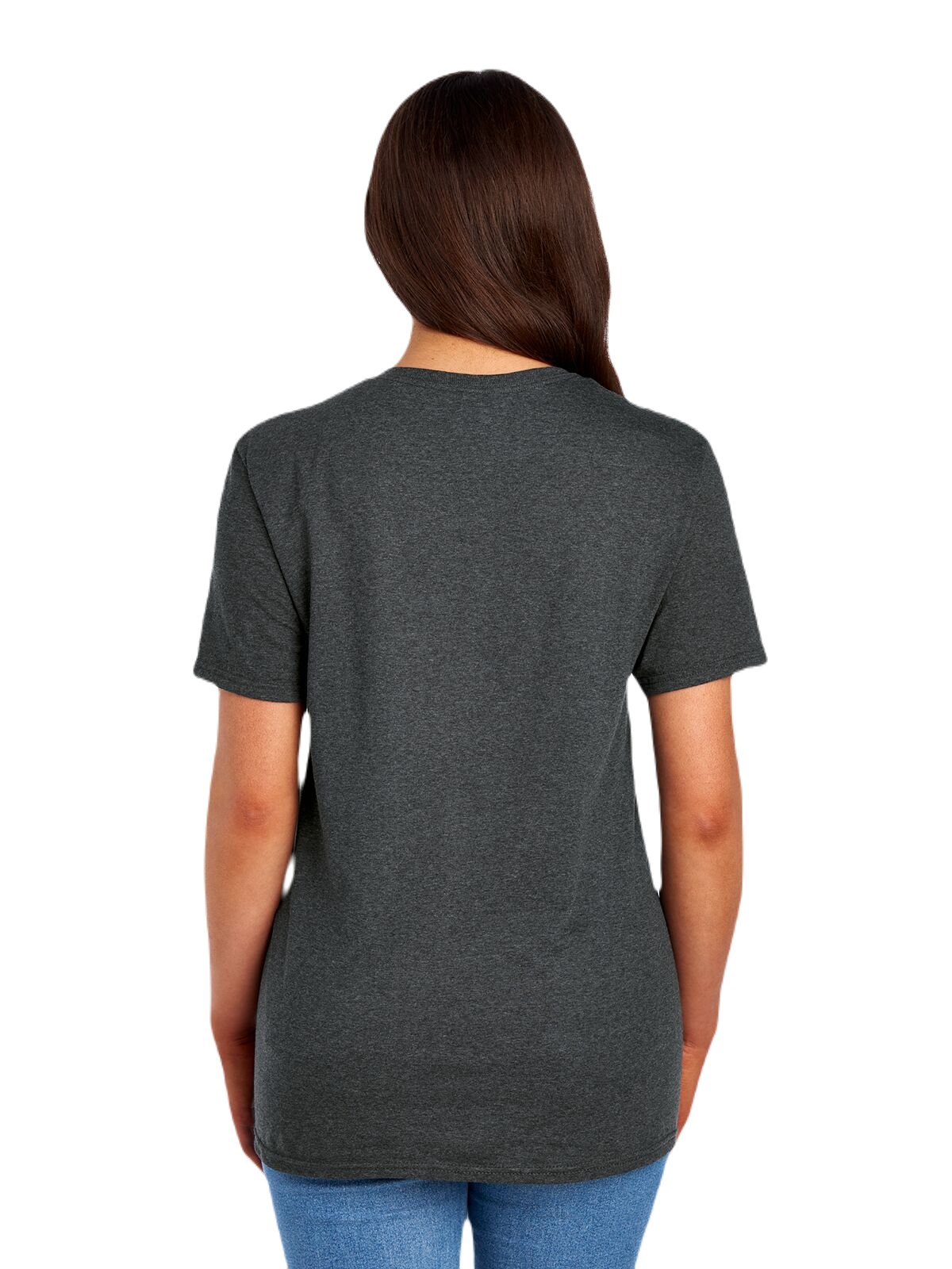 Unisex Sofspun® Jersey Crew T-Shirt - Heather Black