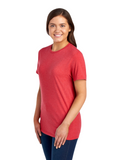 Unisex Sofspun® Jersey Crew T-Shirt - Brick Heather