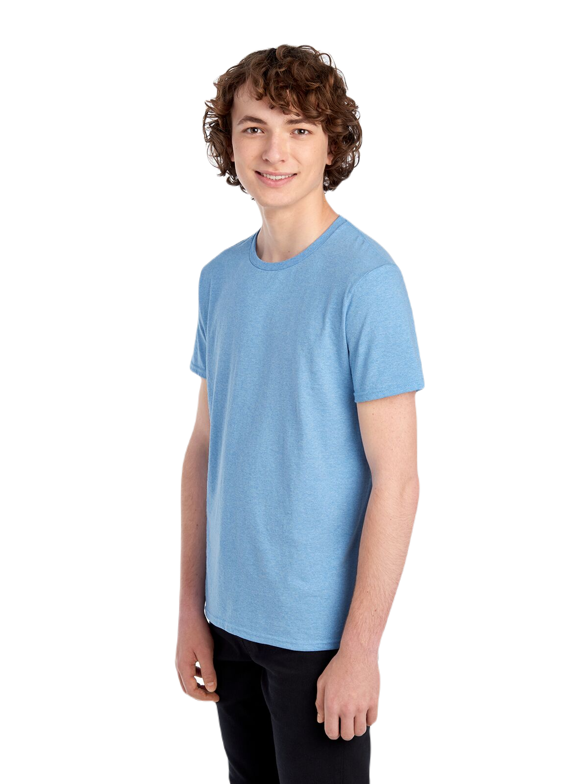 Unisex Sofspun® Jersey Crew T-Shirt - Carolina Heather