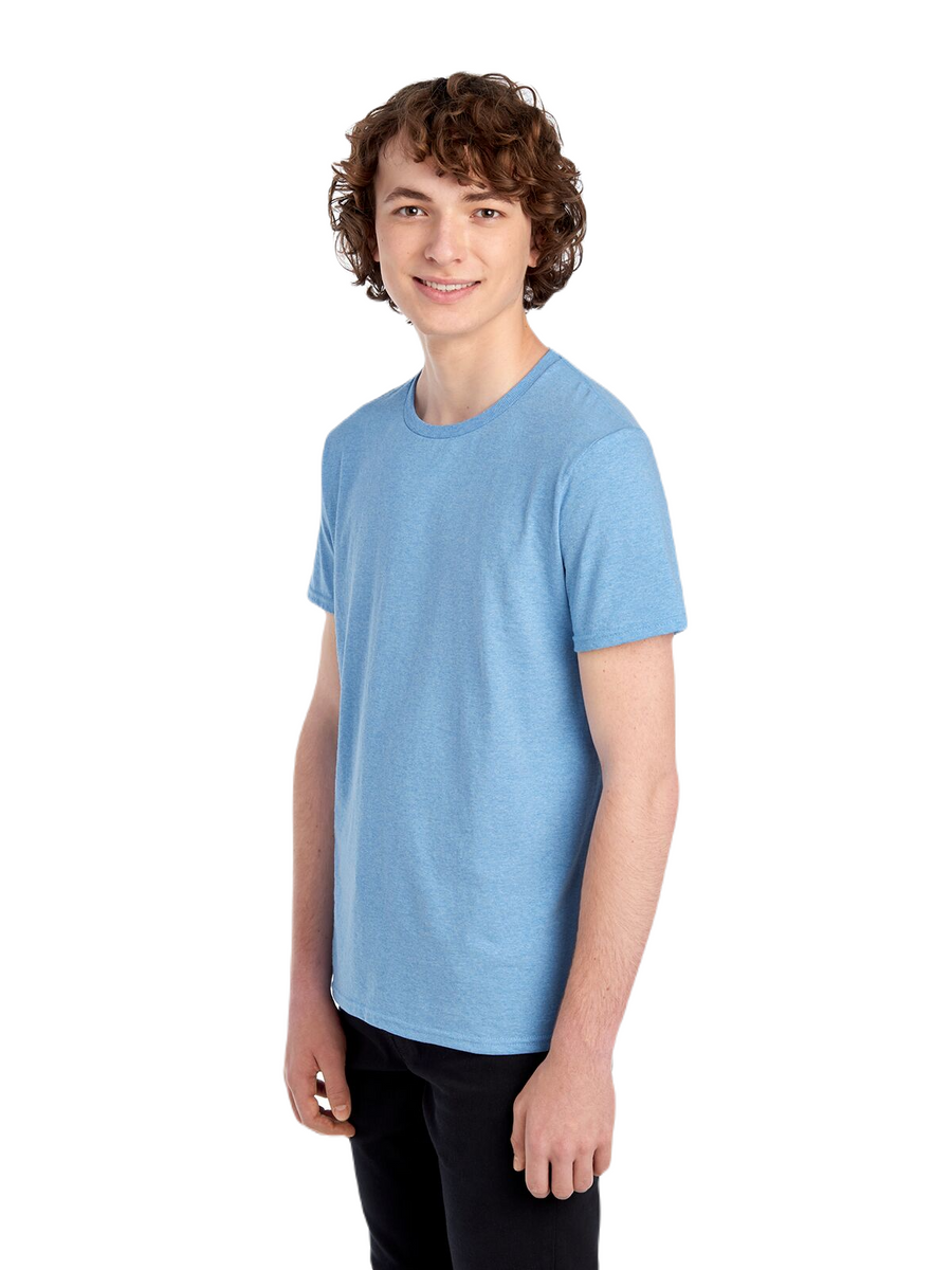 Unisex Sofspun® Jersey Crew T-Shirt - Carolina Heather