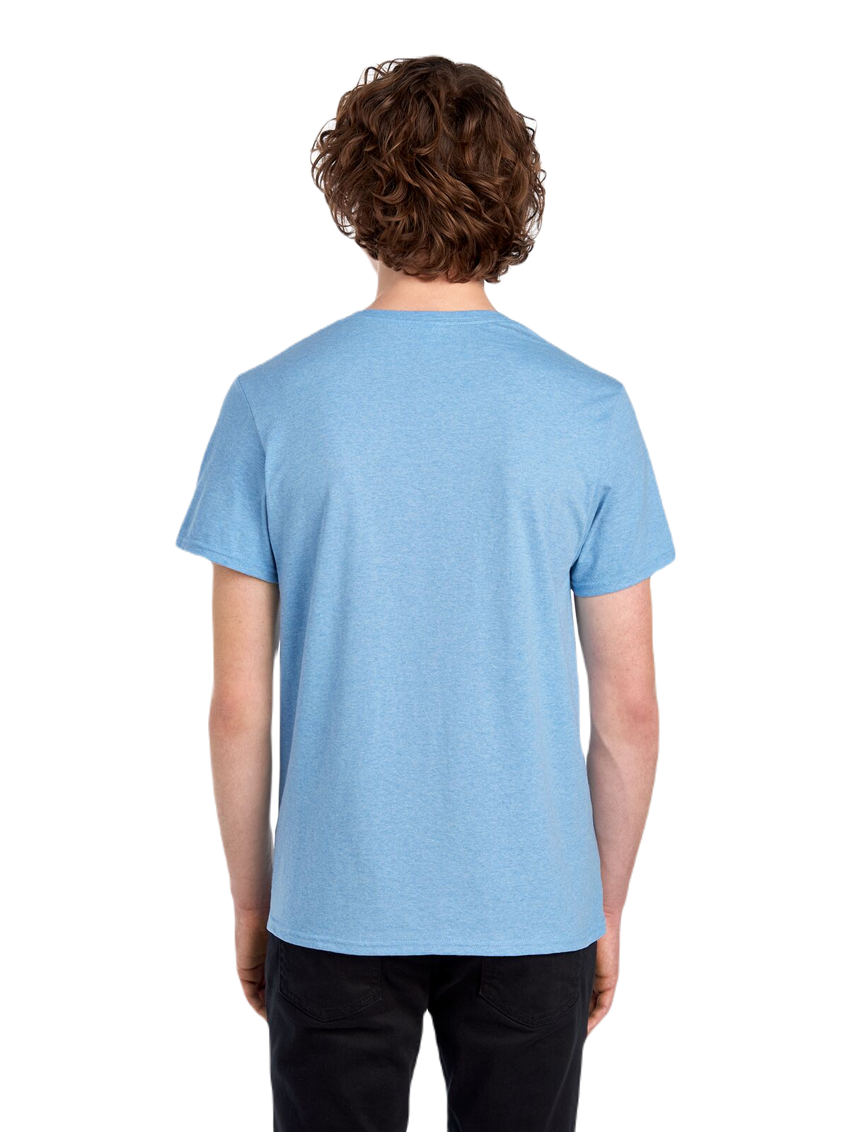 Unisex Sofspun® Jersey Crew T-Shirt - Carolina Heather